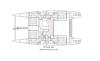 Yachtcharter Voyage 480 OL 3cab layout