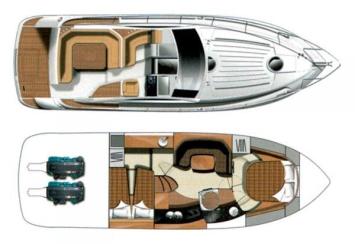 Yachtcharter Mirakul 30 sport 2cab layout