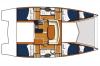 Yachtcharter Leopard 39 pc 4cab layout