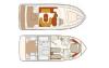 Yachtcharter Astonda 43 GLX FLY 2cab layout