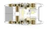 Yachtcharter Nautitech 482 4cab layout