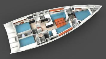 Yachtcharter RM 11.80 3cab layout