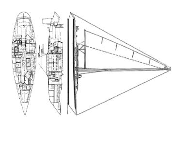 Yachtcharter Ericson 38 2cab layout