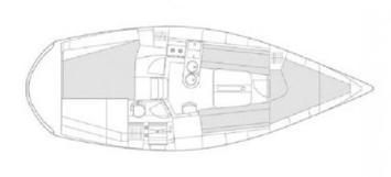 Yachtcharter Etap 32 s layout 2 Cab