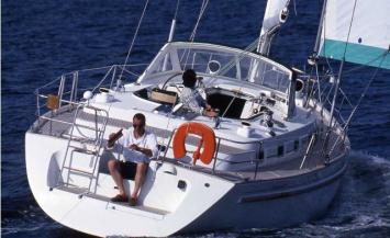 Yachtcharter Oceanis 44 CC back 3 Cab 2 WC