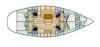 Yachtcharter Oceanis 510 4cab layout