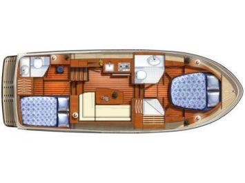 Yachtcharter Linssen Grand Sturdy 30.9 2cab layout