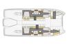 Yachtcharter Fountaine Pajot Queensland 55 4cab layout