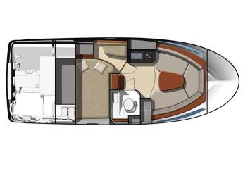 Yachtcharter Leader 8 1cab layout