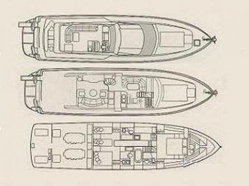 Yachtcharter Technema 67 4cab layout
