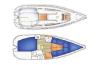 Yachtcharter Sun Odyssey 24.2 1cab Layout