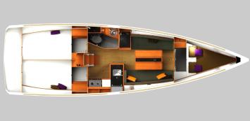 Yachtcharter Jeanneau_Sun_Odyssey_34_Cab_3_Layout