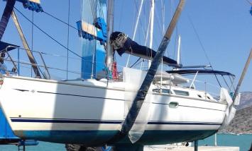 Yachtcharter Sun Odyssey 37 3Cab skeleton