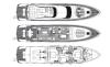 Yachtcharter Maiora 20s 3 cab Layout