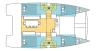 Yachtcharter Bali 4.0 Cab 4 Layout