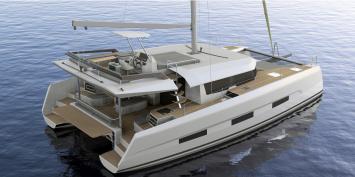 Yachtcharter Dufour 48 Catamaran cab 5 Top