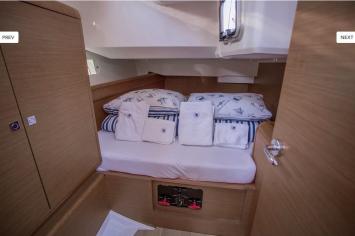 Yachtcharter jeanneau sun odyssey 439 Cab 1 Cabin