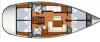 Yachtcharter sun odyssey 44i 4 cabin layout