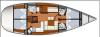 Yachtcharter sun odyssey 50 ds 4 cab layout