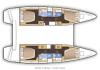 Yachtcharter lagoon 42 4cab layout