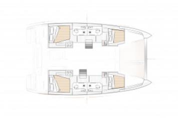 Yachtcharter 9719 excess 12 4c4t layout