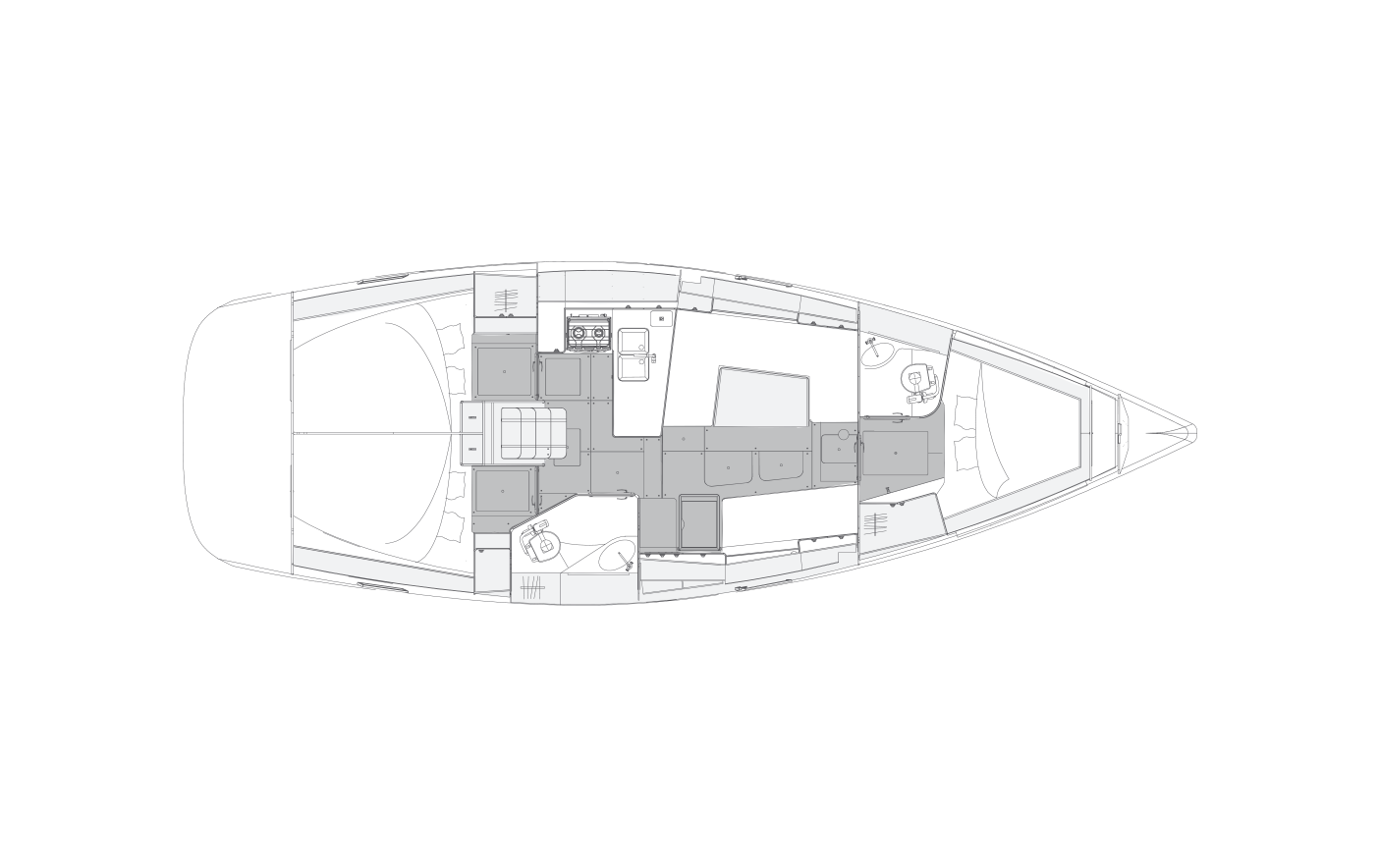 Yachtcharter Elan 40.1 cab 3 layout