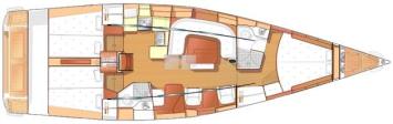 Yachtcharter A 465 Interior