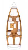 Yachtcharter Sun Odyssey 479 4cab 4wc grundriss 1