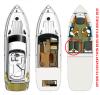 Yachtcharter fairline phantom 50 layout