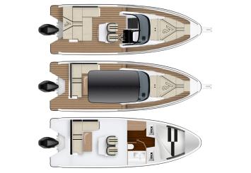 Yachtcharter RYCK280 layout