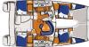 Yachtcharter Leopard4300 layout