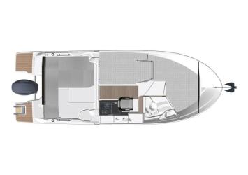 Yachtcharter MerryFisher695Serie2 layout