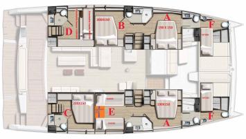 Yachtcharter Bali5 CREWED  layout