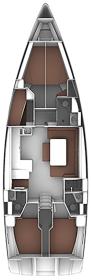 Yachtcharter BavariaCruiser51 ECONOMY layout