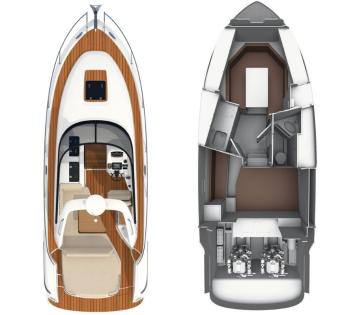 Yachtcharter BavariaS29 layout