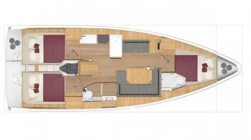 Yachtcharter BavariaC38 4