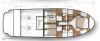 Yachtcharter GreenlineFlyHybrid48 layout