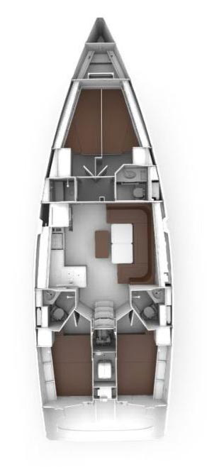 Bavaria Cruiser 46 Style Grundriss