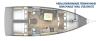 Yachtcharter Dufour41Performance 4cab layout