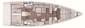Yachtcharter Dufour530 51cab 11
