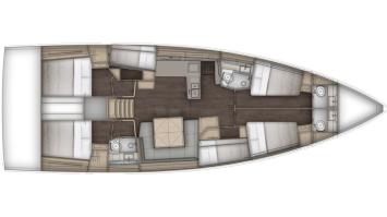 Yachtcharter Dufour54 6cab 2