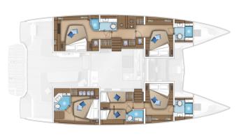 Yachtcharter Lagoon55 51cab 2
