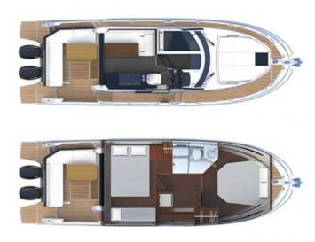 Yachtcharter Antares11 layout