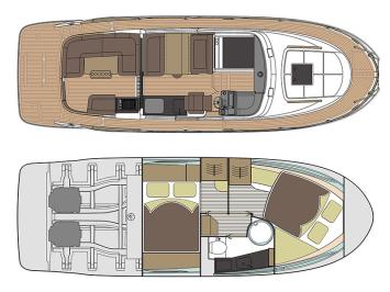 Yachtcharter Marex330Scandinavia layout
