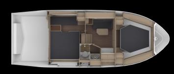 Yachtcharter BavariaSR36 layout