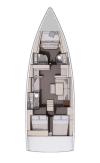 Yachtcharter Dufour470 3cab Andromaca layout