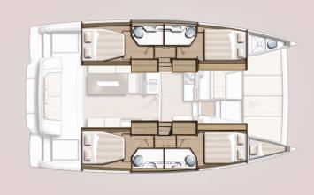 Yachtcharter Bali4 layout