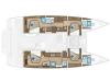 Yachtcharter Lagoon55 42cab layout