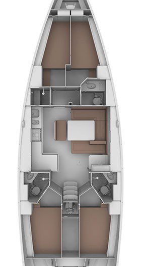Bavaria Cruiser 46 Grundriss