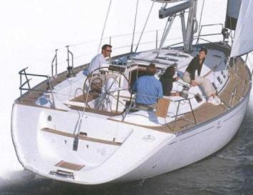 Yachtcharter Dufour 43 Classic Heckansicht